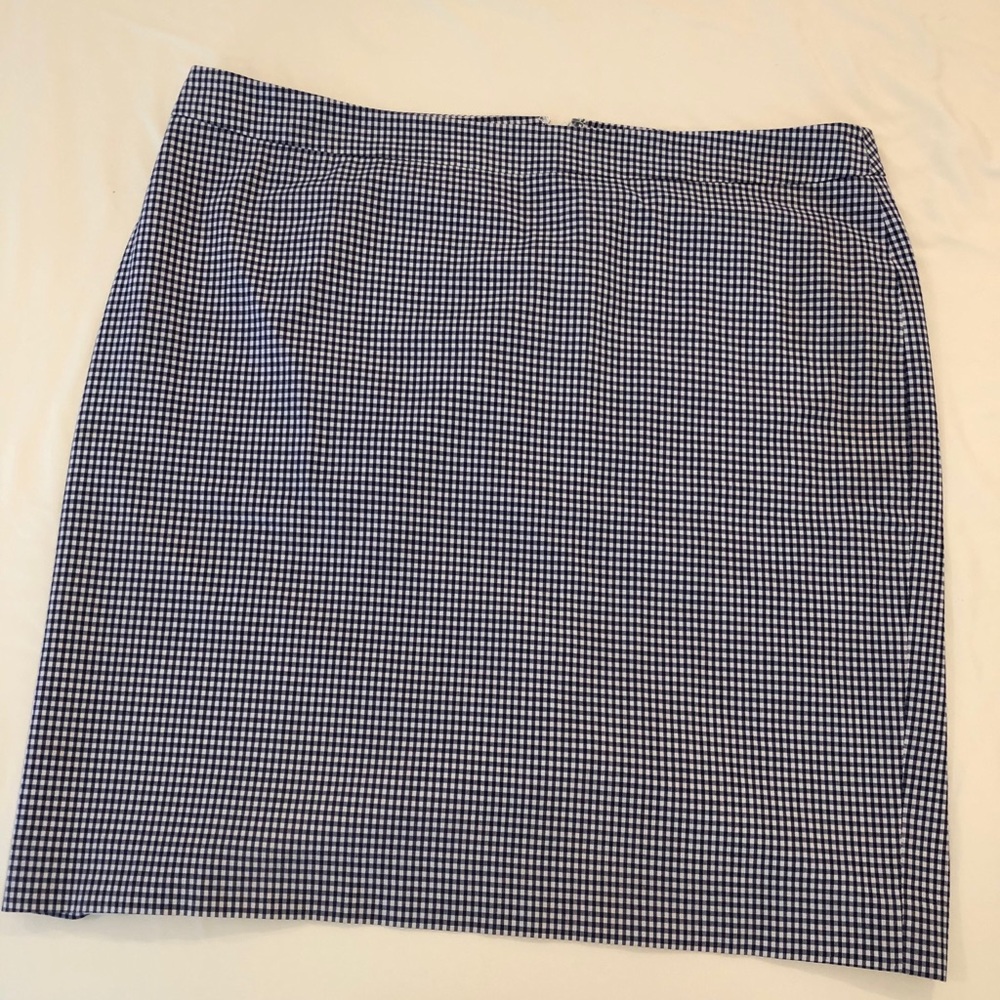 Navy/white skirt